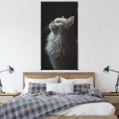 Toile Majestic Cat Portrait Strength & Royal Confidence (Insitu(Chambre))