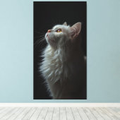 Toile Majestic Cat Portrait Strength & Royal Confidence (Insitu (Plancher de Bois))