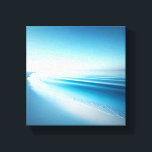 Toile Majestic Coastal Cliffs with Surreal Sand Reflect<br><div class="desc">A breathtaking digital masterpiece featuring a dramatic coastline with rugged mountains and scattered sea stacks. In the foreground, a unique, layered sand formation creates a perfectly still pool reflecting the blue sky and fluffy clouds like a mirror. The warm golden light of the setting sun adds a magical glow to...</div>