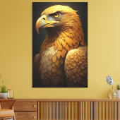 Toile Majestic Golden Eagle Portrait  (Insitu(Salon))