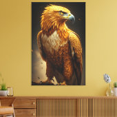 Toile Majestic Golden Eagle Portrait  (Insitu(Salon))