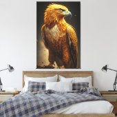 Toile Majestic Golden Eagle Portrait  (Insitu(Chambre))