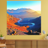 Toile Majestic Mountain Valley Flow Design (Insitu(Salon))