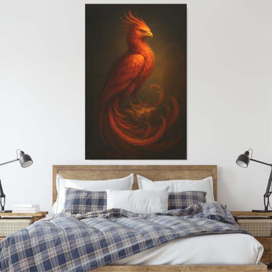 Toile Majestic Phoenix • Fine Art Canvas (Insitu(Chambre))