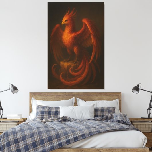 Toile Majestic Phoenix • Fine Art Canvas (Insitu(Chambre))