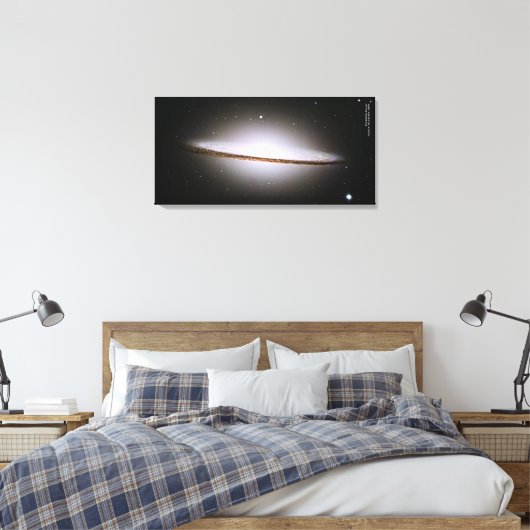 Toile Majestic Sombrero Galaxy Hubble Telescope 2004 (Insitu(Chambre))