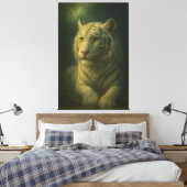 Toile Majestic White Tiger – Fine Art (Insitu(Chambre))