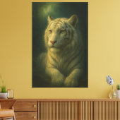 Toile Majestic White Tiger – Fine Art (Insitu(Salon))