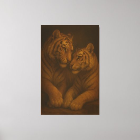 Toile Majestic White Tiger – Fine Art Masterpiece Painti (Recto)
