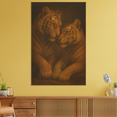 Toile Majestic White Tiger – Fine Art Masterpiece Painti (Insitu(Salon))