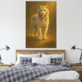 Toile Majestic White Tiger – Fine Art Portrait (Insitu(Chambre))