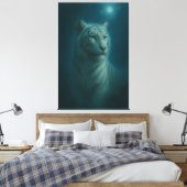 Toile Majestic White Tiger – Fine Art Portrait (Insitu(Chambre))