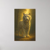 Toile Majestic White Tiger – Fine Art Premium Canvas (Recto)