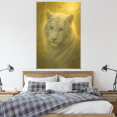 Toile Majestic White Tiger – Fine Art Print (Insitu(Chambre))