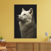 Toile Majestic Wolf Portrait Strength & Royal Confidence (Insitu(Salon))