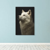 Toile Majestic Wolf Portrait Strength & Royal Confidence (Insitu (Plancher de Bois))