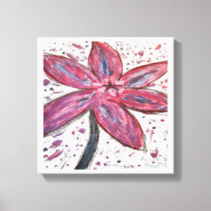 Toile majestueux Lilium Oriental Stretted Canvas Imprime