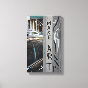 Toile MAKE ART New York Graffiti Street Photographie NYC