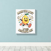 Toile Make the Most – Lemon Poster Art (Insitu (Plancher de Bois))