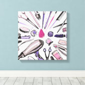 Toile Makeup circle design (Insitu (Plancher de Bois))