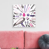 Toile Makeup circle design (Insitu(Salon))