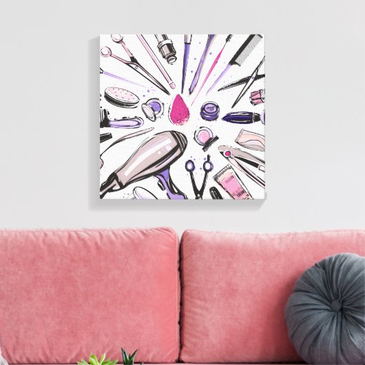 Toile Makeup circle design (Insitu(Salon))