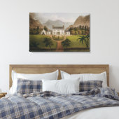 Toile Mal-Maison de Bonaparte à Sainte-Hélène, 1821 (Insitu(Chambre))