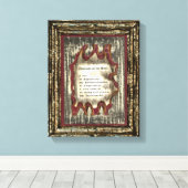 Toile Maladies de l'âme (Insitu (Plancher de Bois))