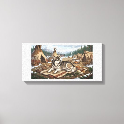Toile Malamute indigène   (Recto)