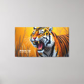 Toile Malayan Tiger, The Soul of the Malaysia Rainforest (Recto)