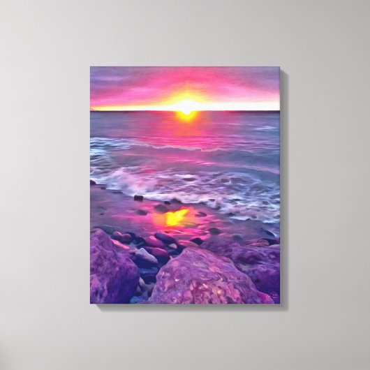 Toile Malecon Sunset 0911 Art (Recto)