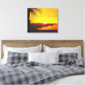 Toile Malecon Sunset 2441 Art Canvas Print (Insitu(Chambre))