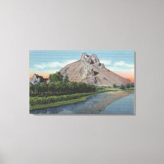 Toile Malheur Butte & River, vue sur l'Oregon (Recto)