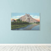 Toile Malheur Butte & River, vue sur l'Oregon (Insitu (Plancher de Bois))