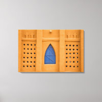 Mali, Segou. Bâtiment traditionnel en briques de b