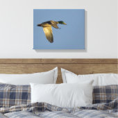 Toile Mallard Flying in Open Sky Wrapped Canvas Imprimer (Insitu(Chambre))