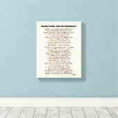 TOILE MAMA PEASE TISS ME DOIT MINUIT (Insitu (Plancher de Bois))