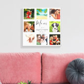 Toile Maman Citer Modern Chic Family Photo Collage (Insitu(Salon))