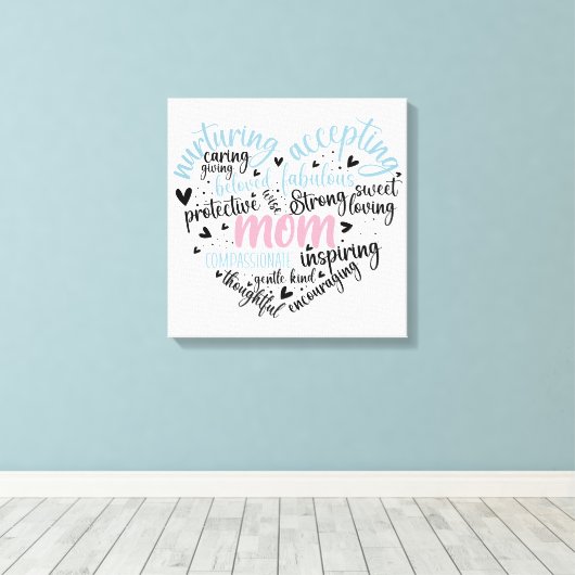 Toile Maman Coeur Soin fort (Insitu (Plancher de Bois))