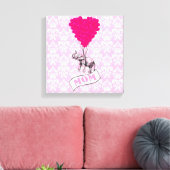 Toile Maman, éléphant et ballons (Insitu(Salon))