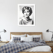 Toile Maman en dessin informatisé (Insitu(Chambre))