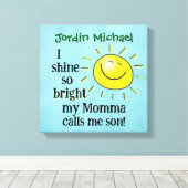 Toile Maman et Fils Amour  (Insitu (Plancher de Bois))