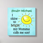 Toile Maman et Fils Amour  (Recto)