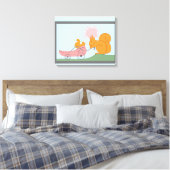 Toile Maman et Kid Joyeux Jour (Insitu(Chambre))