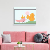Toile Maman et Kid Joyeux Jour (Insitu(Salon))