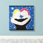 Toile Maman et moi (Insitu (Plancher de Bois))