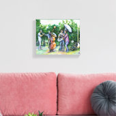 Toile Maman ne m'avertit jamais sur les joueurs tuba (Insitu(Salon))