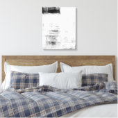 Toile 'Man Cave Worthy' Art Abstrait noir et blanc (Insitu(Chambre))
