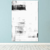 Toile 'Man Cave Worthy' Art Abstrait noir et blanc (Insitu (Plancher de Bois))