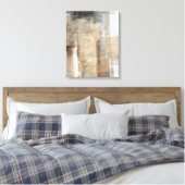 Toile 'Man Style' Beige et Brown Art Abstrait (Insitu(Chambre))
